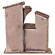 Domek z korka do szopki, dwa wejścia, 20×20×10 cm - szopka neapolitańska 6–8 cm s4