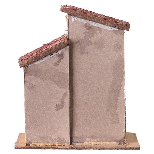 Korkhäuschen für 6–8 cm Krippe im neapolitanischen Stil – 15×15×8 cm 4