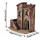Casa con scale 25x25x15 cm presepe napoletano 6-8 cm s2