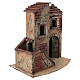 Casa con scale 25x25x15 cm presepe napoletano 6-8 cm s3