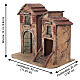 Ambientazione case 25x30x20 cm presepe napoletano 6-8 cm  s2