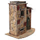 Casa con tetto piano 30x30x20 cm presepe Napoli 6-8 cm s3