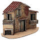 Casa di campagna con balcone 20x35x20 cm presepe Napoli 4-6 cm  s3