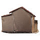 Casa di campagna con balcone 20x35x20 cm presepe Napoli 4-6 cm  s4
