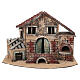 Casa di campagna con forno 25x35x20 cm presepe napoletano 4-6 cm s1