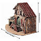 Casa de campo com forno 25x35x20 cm presépio napolitano 4-6 cm s2