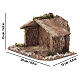 Cabane en liège pour crèche napolitaine 6-8 cm 15x25x15 cm s2