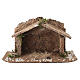 Capanna 15x25x15 cm presepe Napoli 6-8 cm s1