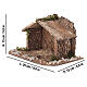 Capanna 15x25x15 cm presepe Napoli 6-8 cm s3