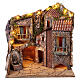 Illuminated village with real fountain for 8-10 cm Neapolitan Nativity Scene, 55x50x45 cm s1