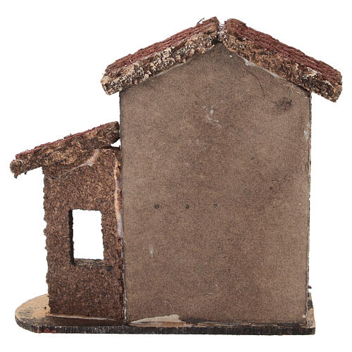Casetta classica 10x10x10 cm presepe Napoli 4 cm 4