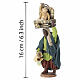 Maure avec singe et tapis crèche napolitaine 10 cm s2