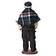 Eduardo De Filippo with flat cap and newspaper for 10 cm terracotta Neapolitan Nativity Scene s4
