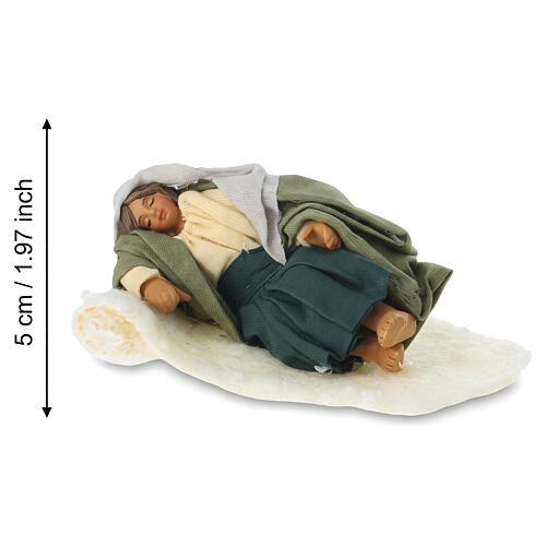 Sleeping woman for 10 cm Neapolitan Nativity Scene 2