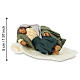 Sleeping woman for 10 cm Neapolitan Nativity Scene s2