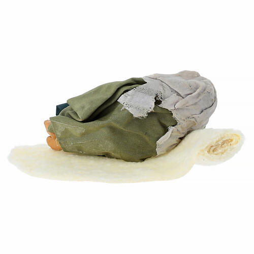 Femme endormie crèche napolitaine 10 cm 4