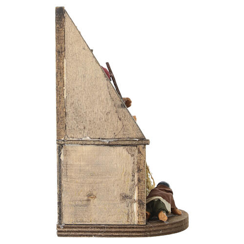 Woman with dresser and child for 10 cm Neapolitan Nativity Scene 5