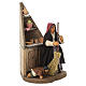 Woman with dresser and child for 10 cm Neapolitan Nativity Scene s3