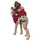 Uomo su cammello terracotta presepe Napoli 12 cm s4