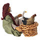 Arabo con gallina e oca terracotta presepe napoletano 12 cm s4