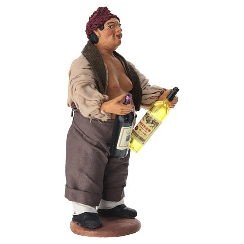 Hombre gordo 12 cm terracota belén napolitano 2