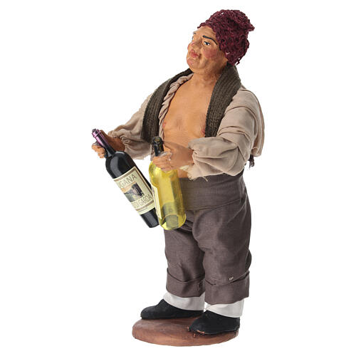 Hombre gordo 12 cm terracota belén napolitano 3