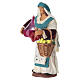 Mujer del pueblo de terracota 13 cm belén napolitano s3