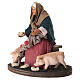 Mujer dando de comer a cerditos 10x10x8 cm belén napolitano 12-14 cm s3