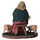 Mujer dando de comer a cerditos 10x10x8 cm belén napolitano 12-14 cm s4