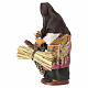 Vieille dame avec panier et poule crèche napolitaine 12 cm s4