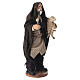 Pastor con cordero y antorcha terracota belén napolitano 16-18 cm s2