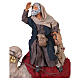 Uomo su cammello presepe Napoletano 24 cm s2