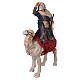 Uomo su cammello presepe Napoletano 24 cm s3