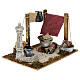 Scenografia fontana finta 10x20x15 cm presepe 8-10 cm s2