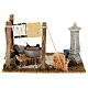 Scenografia fontana finta 10x20x15 cm presepe 8-10 cm s4