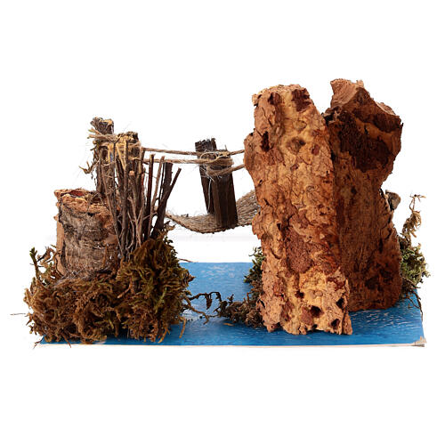 Brücke aus Resin 10 × 15 × 10 cm – geeignet für 10–12 cm Krippe 4