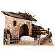 Recinto con pecore 15x10x10 cm presepe 6 cm s1