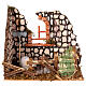 Recinto con pecore e lana 20x15x15 cm presepe 6 cm  s1