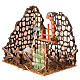 Recinto con pecore e lana 20x15x15 cm presepe 6 cm  s2
