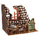 Recinto con pecore e lana 20x15x15 cm presepe 6 cm  s4