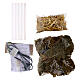 Kit capanna illuminata 30x20x25 cm fai da te Natività 10 cm s5