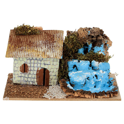 Set of houses, different scenes, 6 pieces, 10x15x10 cm 3