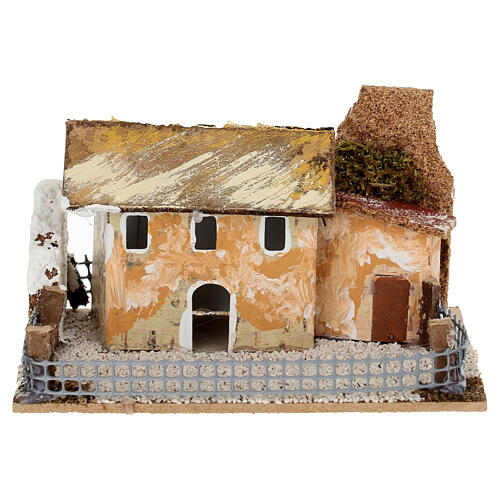 Set of houses, different scenes, 6 pieces, 10x15x10 cm 7