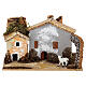 Set of houses, different scenes, 6 pieces, 10x15x10 cm s6