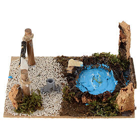Grupo casas escenas surtidas set 6 piezas 10x15x10 cm