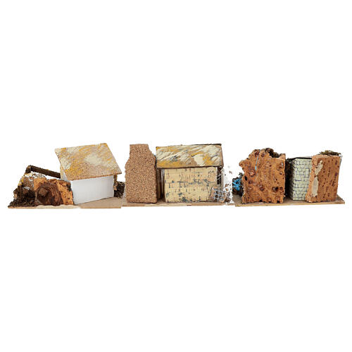Grupo casas escenas surtidas set 6 piezas 10x15x10 cm 14