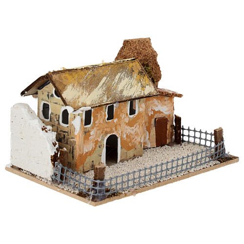 Groupe maisons scènes diverses 6 pcs 10x15x10 cm 13