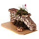 Muretto 10x10x5 cm con gallo per presepe 10 - 12 cm s3