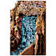 Waterfall with pump figurine, 30x15x30 cm nativity scene 8-10 cm s2