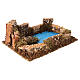 Pond for nativity scene 10-12 cm, 20x10x15 cm s3